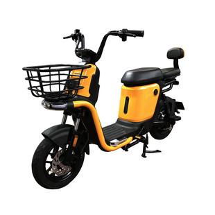 新国标3c爱玛电动车小玛s1锂电池48v24a通勤电瓶车踏板宝宝亲子车